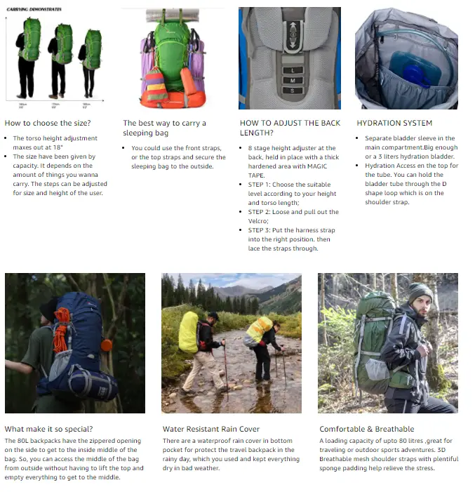 Selecting a backpacking pack top 3