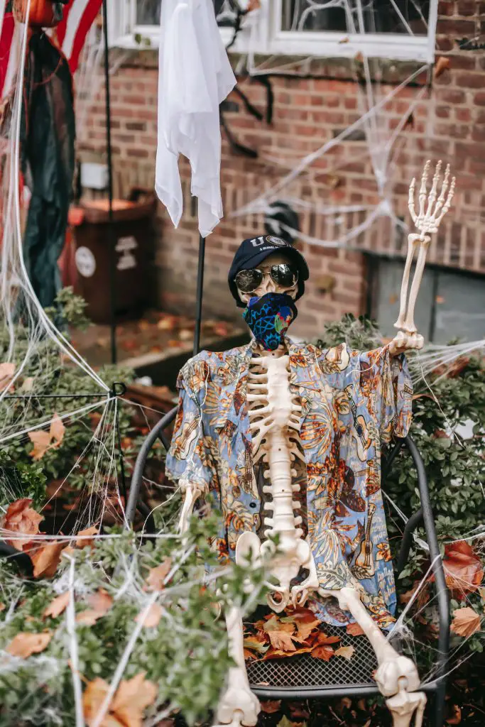 Halloween Campsite decoration skeleton