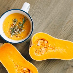 Spiced Butternut Campfire soup