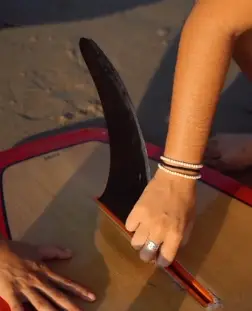 remove the fin before you store your standup paddleboard for winter