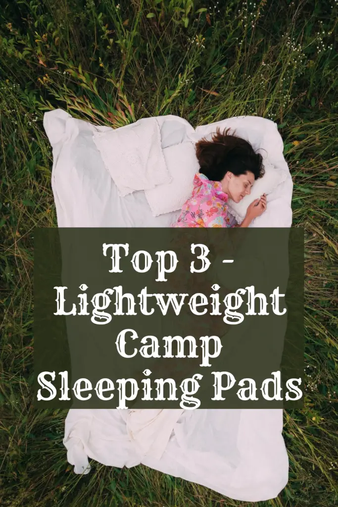 Lightweight camp sleeping pads