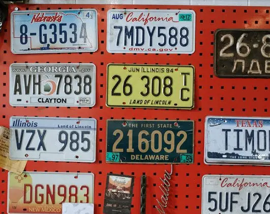 journey to the campsite exciting license plate game