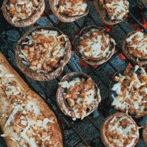 Grilled Stuffed Mushrooms