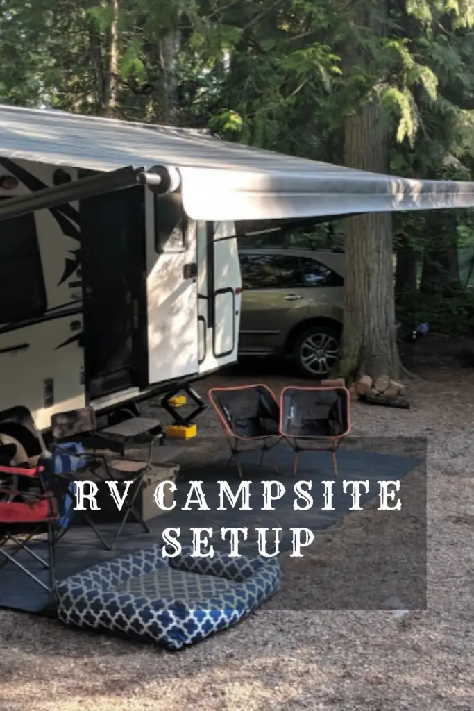 RV Campsite setup