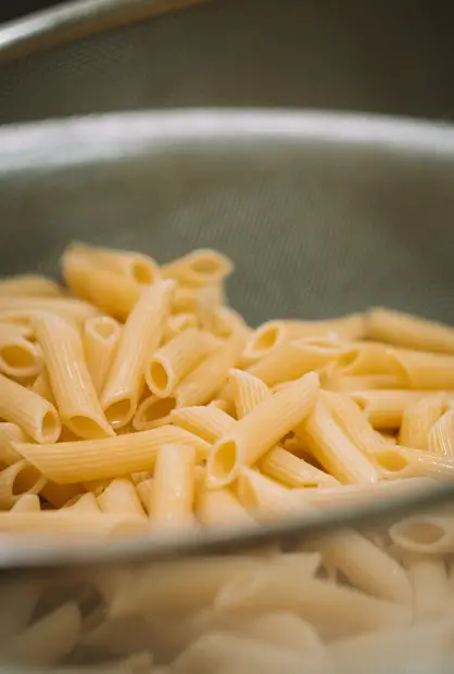 crab and spinach penne