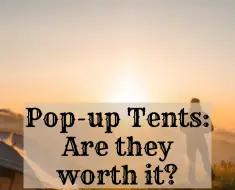 pop-up tents
