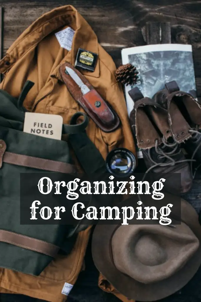 organizing for camping