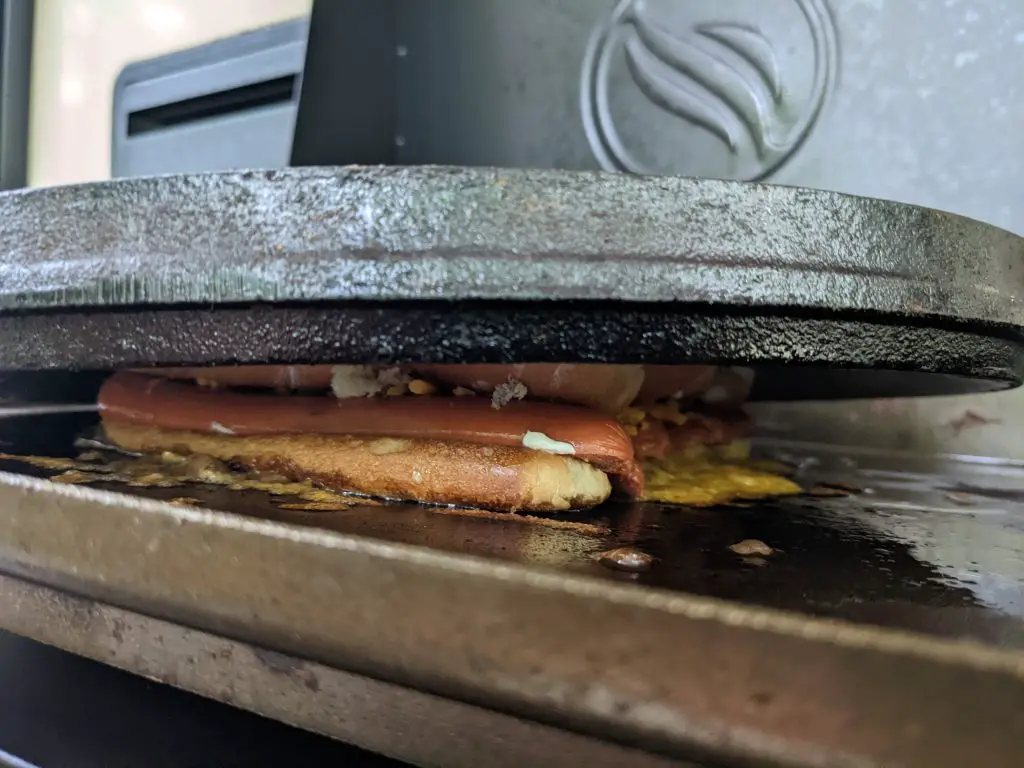 Hot Dog Grilled Cheese camp cooking fail