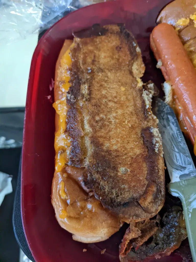 hot dog grilled cheese