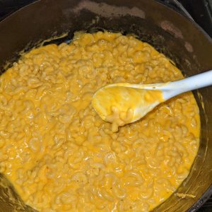 Dutch Oven Mac and Cheese