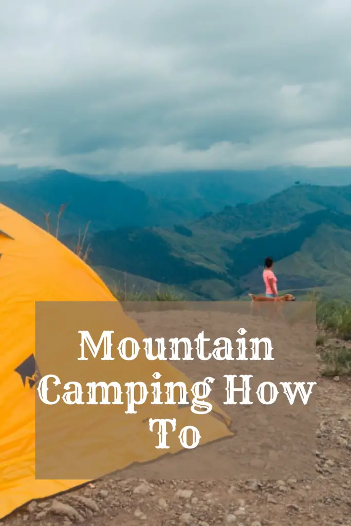 mountain camping how to