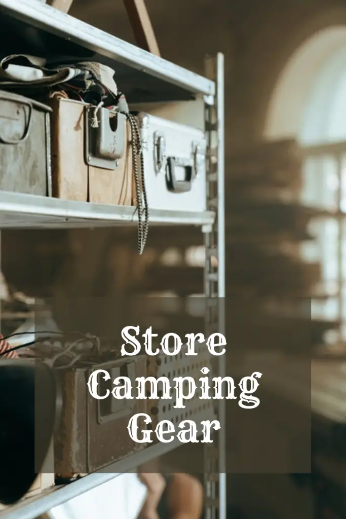 Store Camping Gear