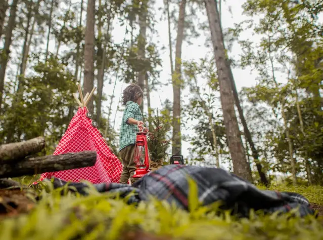 mountain camping practice