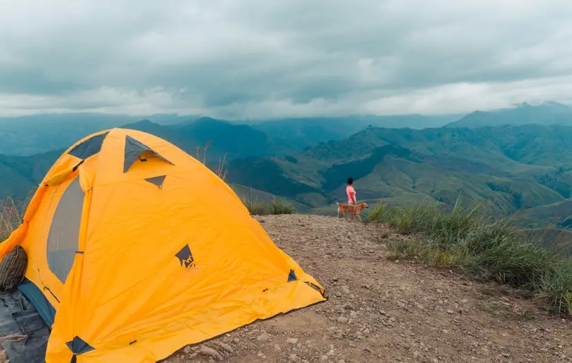 mountain camping