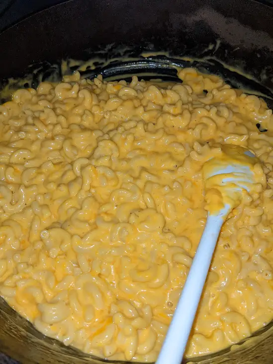 Dutch Oven Mac and Cheese