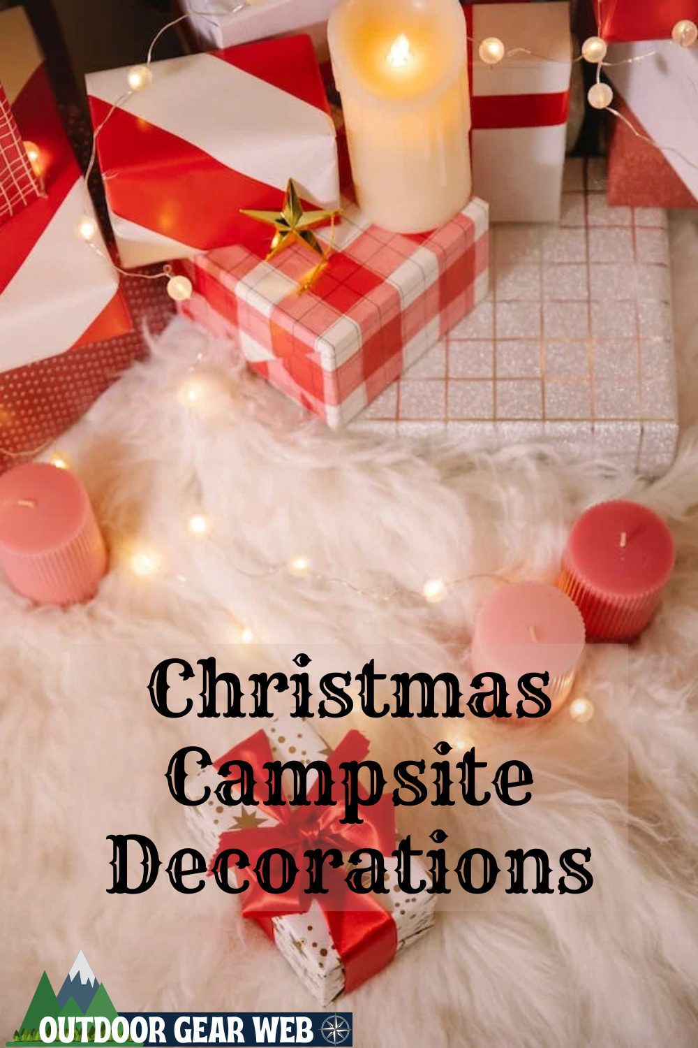 Christmas Campsite Decorations Outdoors, Nature, Hunting, and Camping