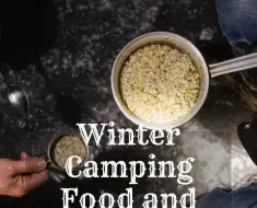 winter camping food