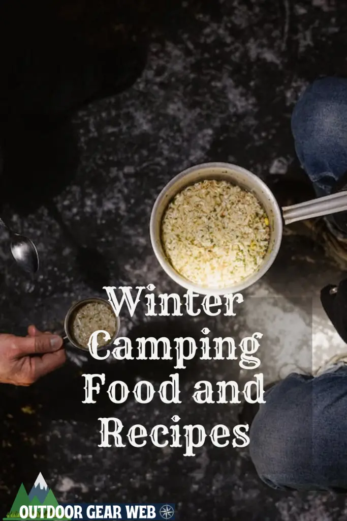 winter camping food