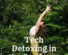 tech detoxing in the outdoors