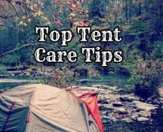 top tent care tips