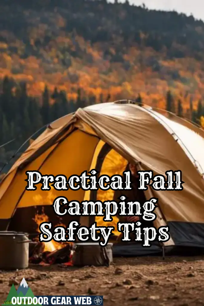 fall camping safety