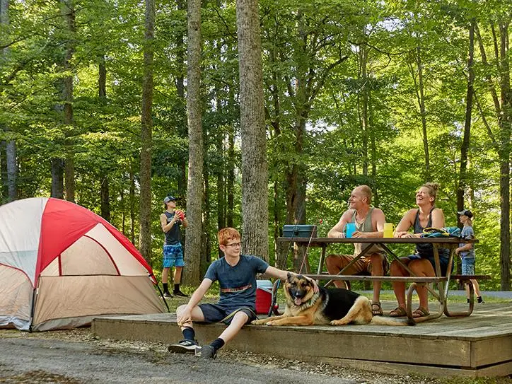 family campgrounds in Kentucky