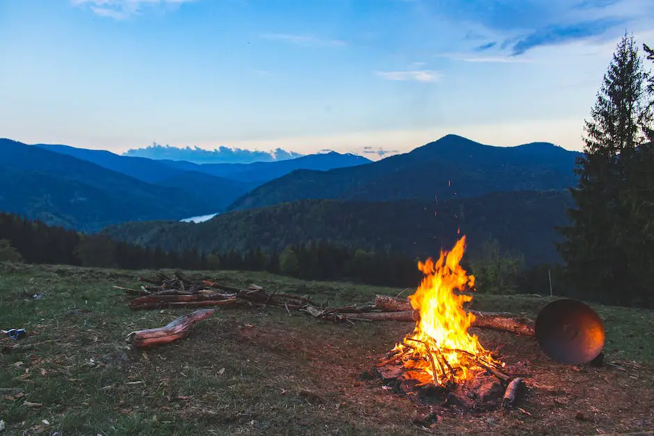 A person cooking a meal over a campfire with a beautiful natural landscape in the background. Make-Ahead Camping Meals: Easy Steps to Prepare