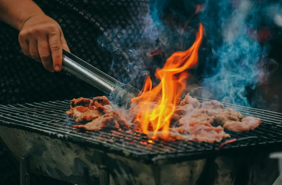 A picture of a person grilling food over an open fire while camping Make-Ahead Camping Meals: Easy Steps to Prepare